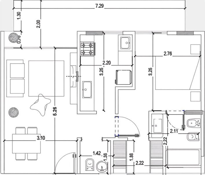 San Nicolás 5274 - Plano